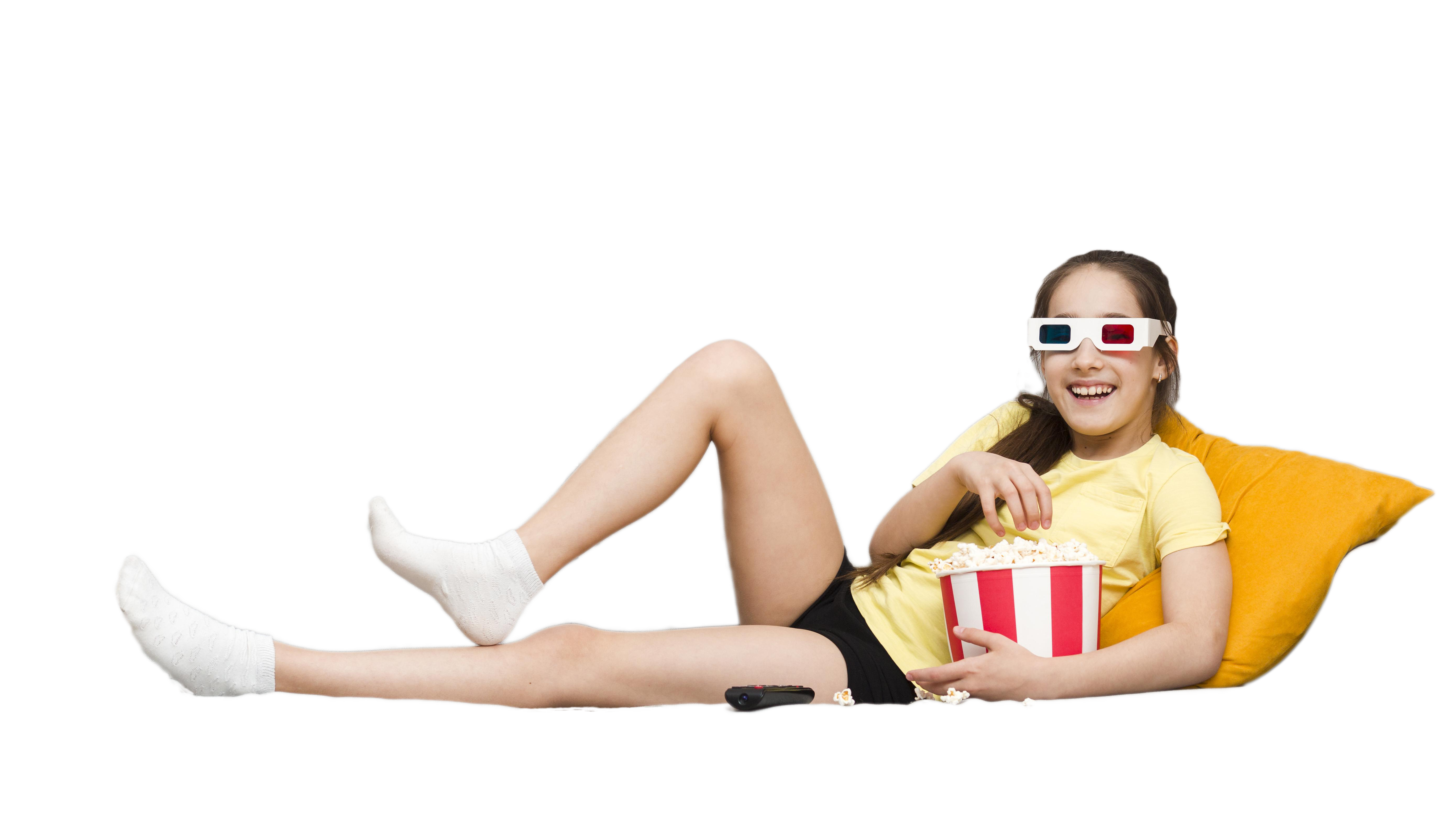 girl on couch